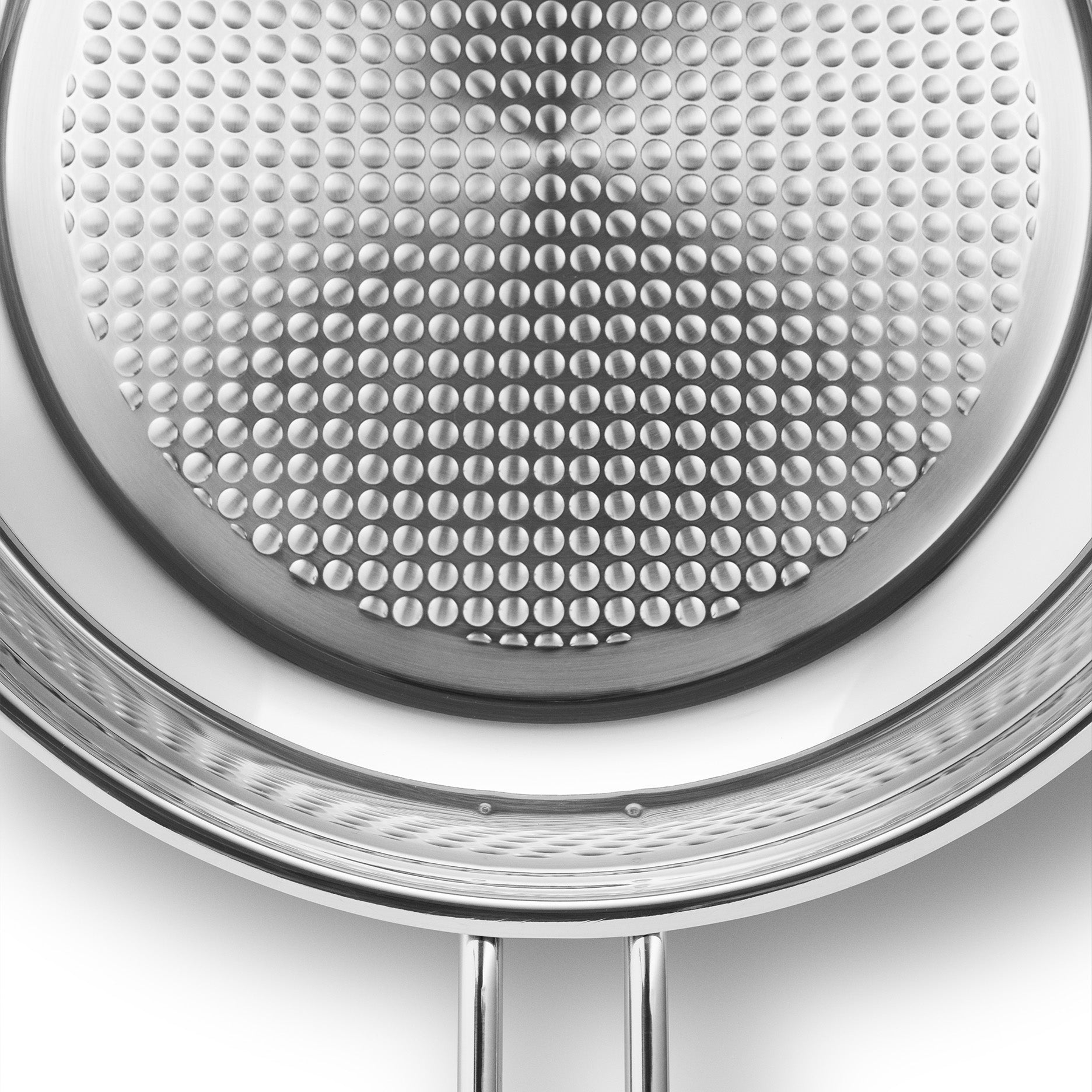 Stainless Steel stegepande Ø24 cm honeycomb